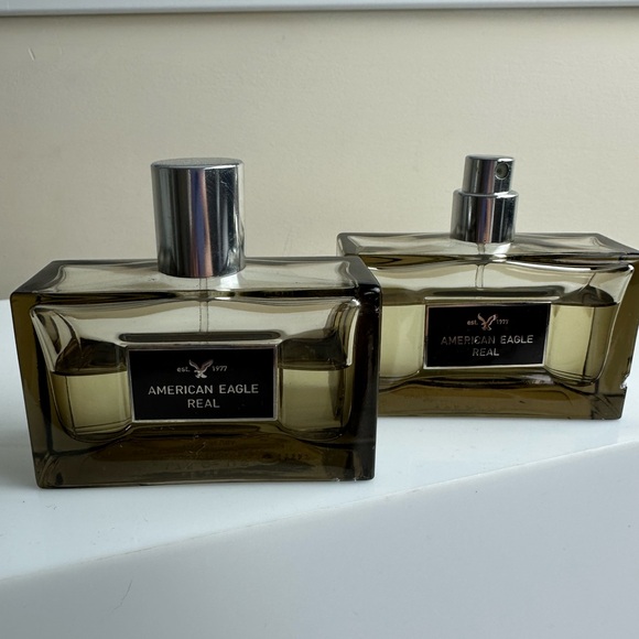AE American Eagle Outfitters Real est. 1977 Men’s Cologne Rare 2 Bottles 1.7 oz - Picture 1 of 9